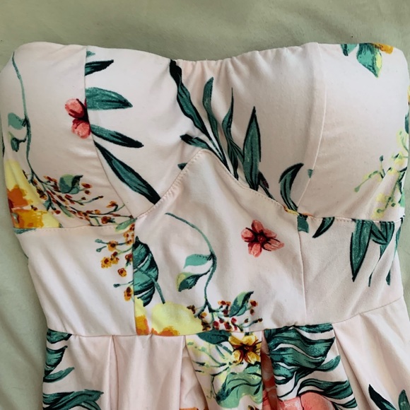 NWOT  Derek Heart Floral Light Pink lovely Dress - Picture 6 of 6